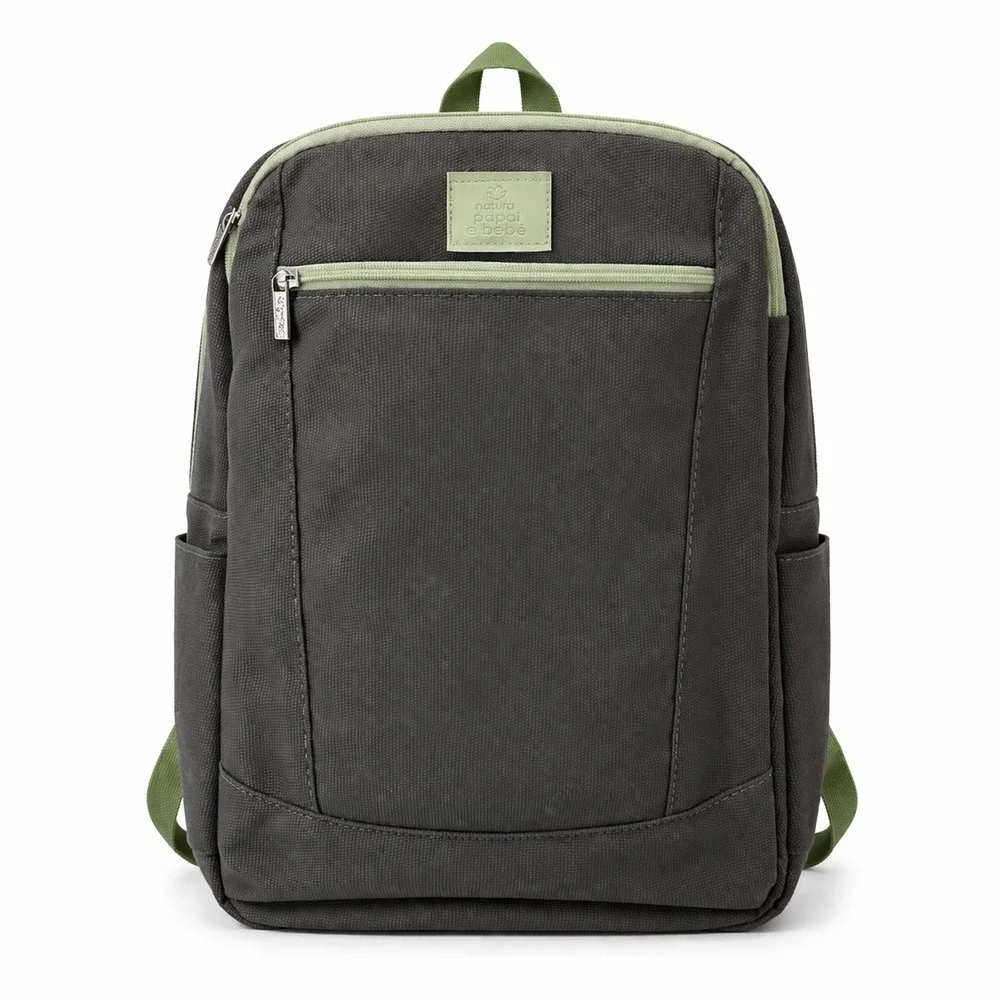 Natura Papai e Bebê Diaper Bag Backpack Set w/ Changing Pad - VGC
